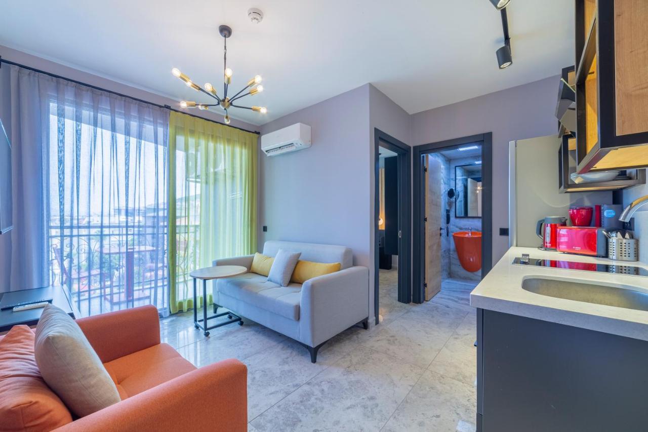 Twin Apart Hotel Alanya Luaran gambar