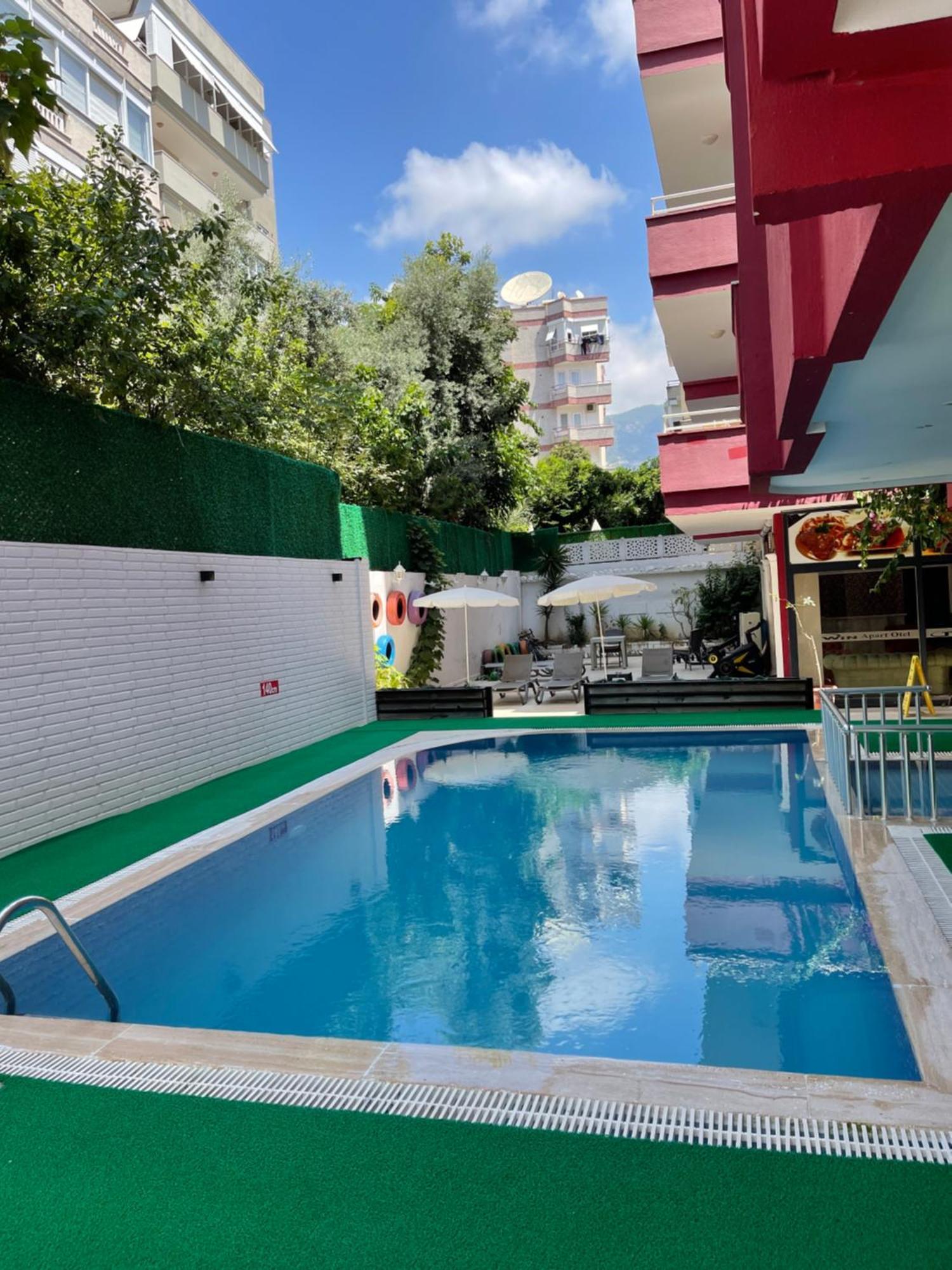 Twin Apart Hotel Alanya Luaran gambar