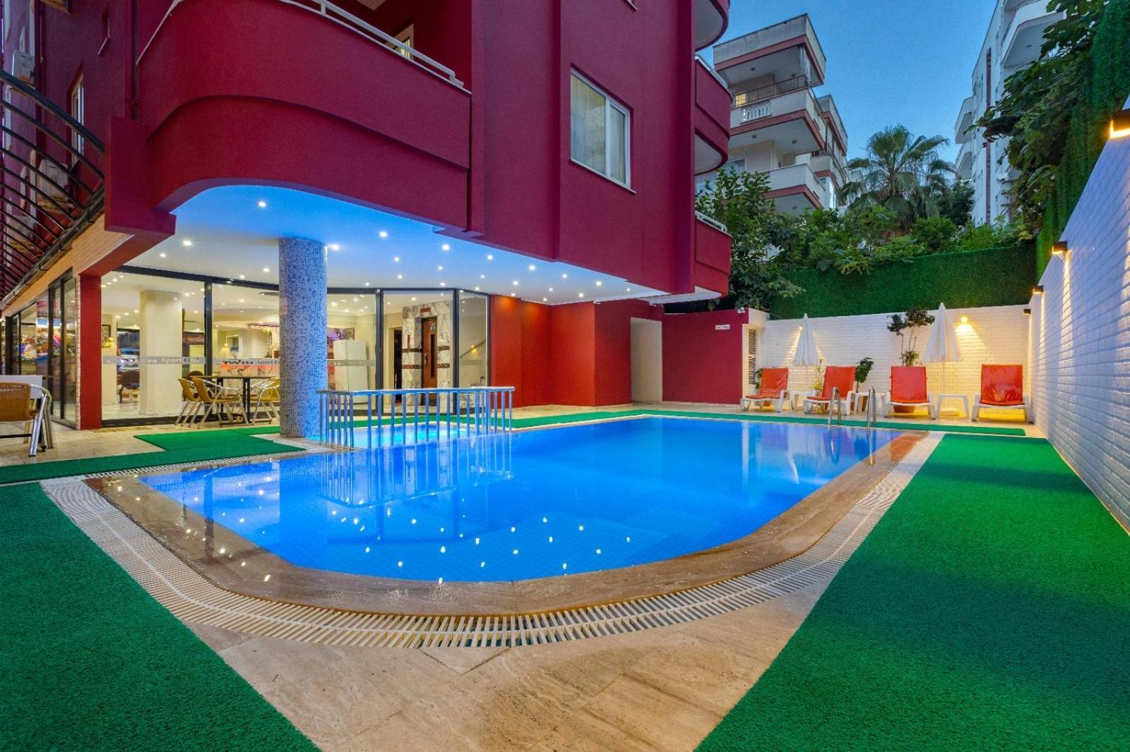 Twin Apart Hotel Alanya Luaran gambar