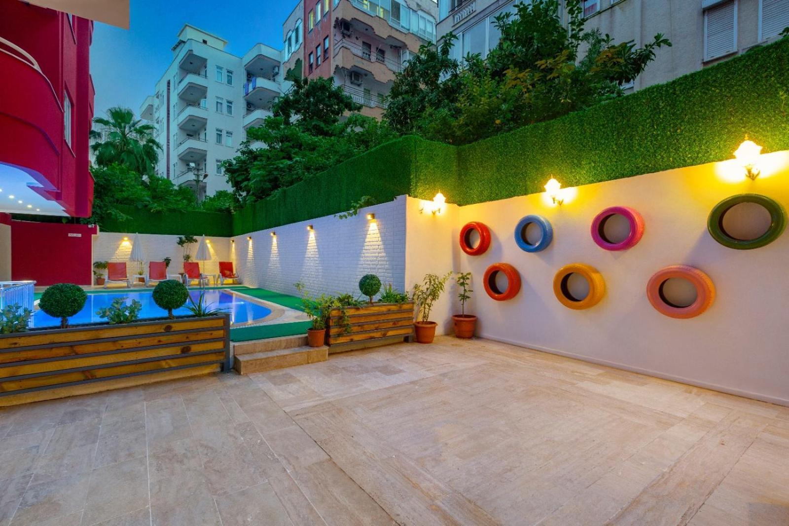 Twin Apart Hotel Alanya Luaran gambar